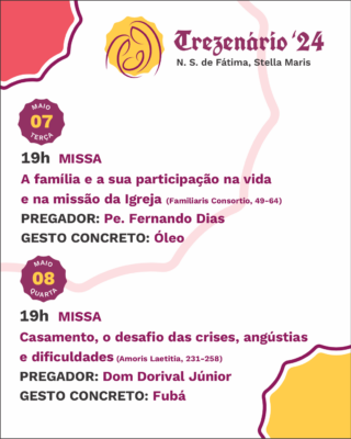 Carrossel programação 07 e 08